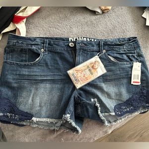 Denim shorts size 15